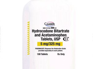Hydrocodone 5/325mg